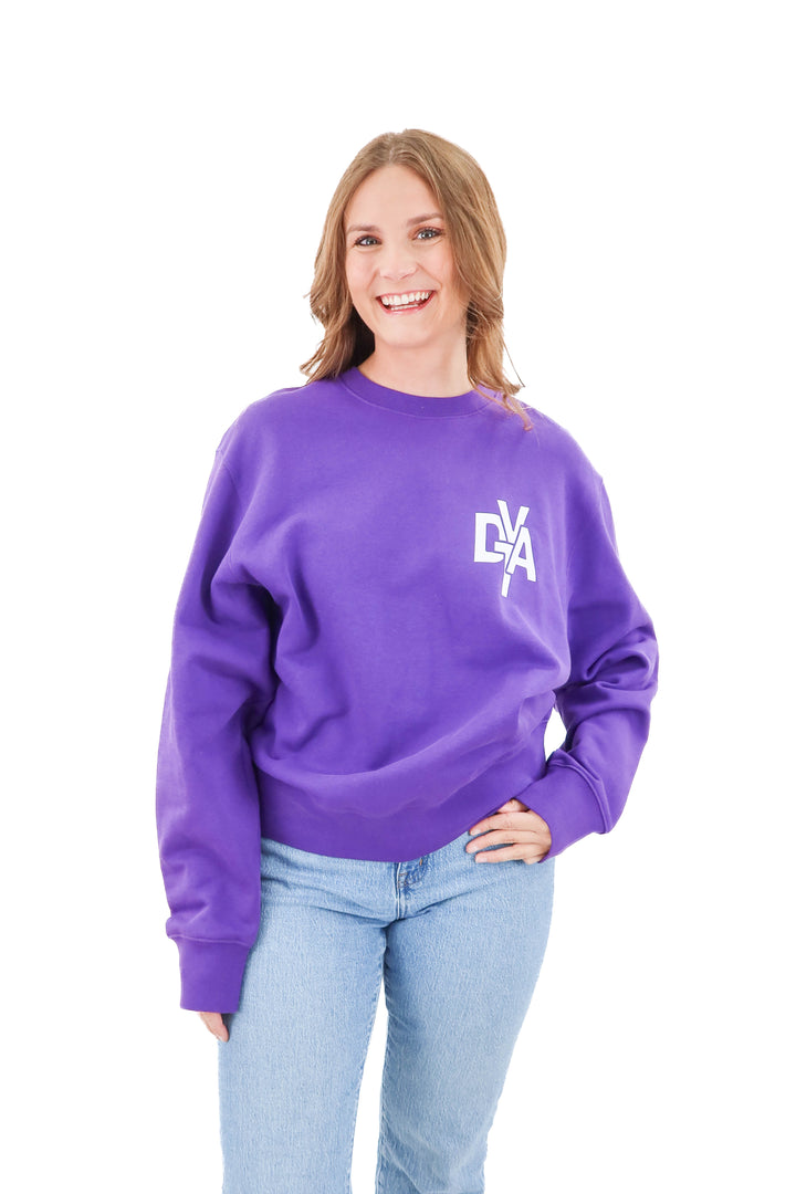 duvetica purple sweatshirt (m;  retail $325)