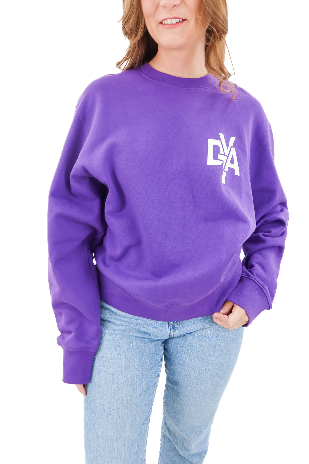 duvetica purple sweatshirt (m;  retail $325)