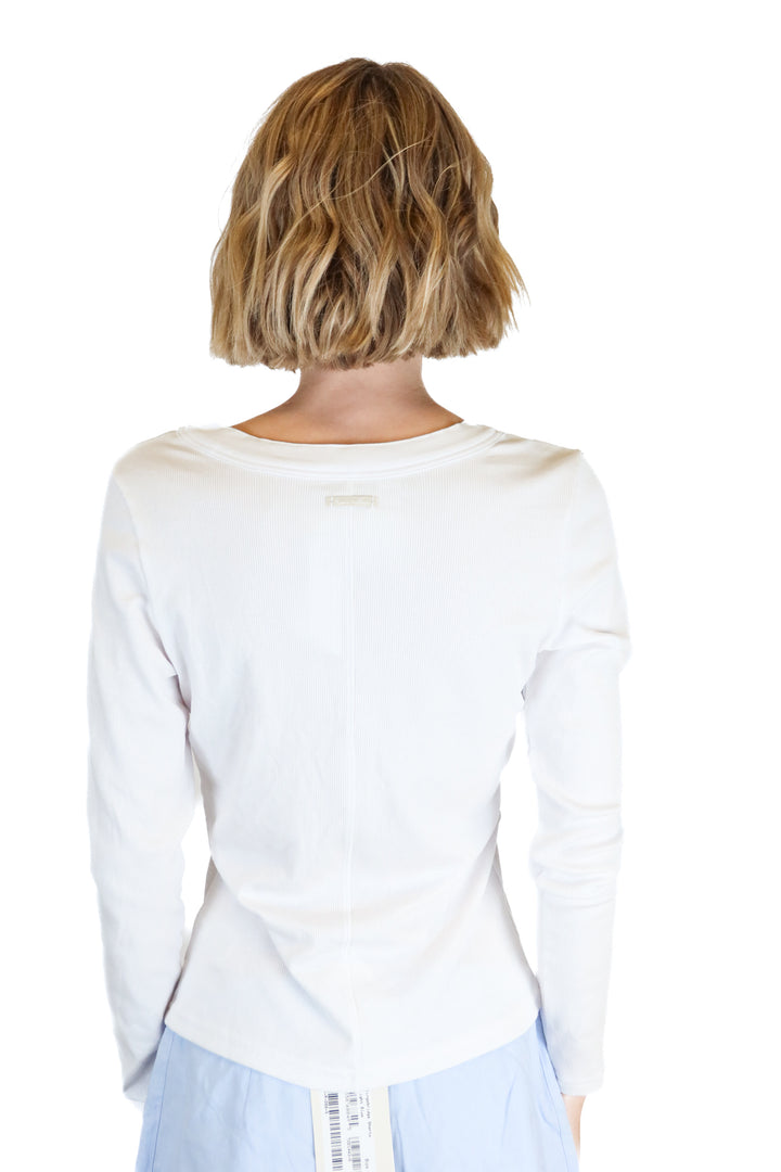 Travis Mathew White Button Front Top NWT (S; retail $109.95)