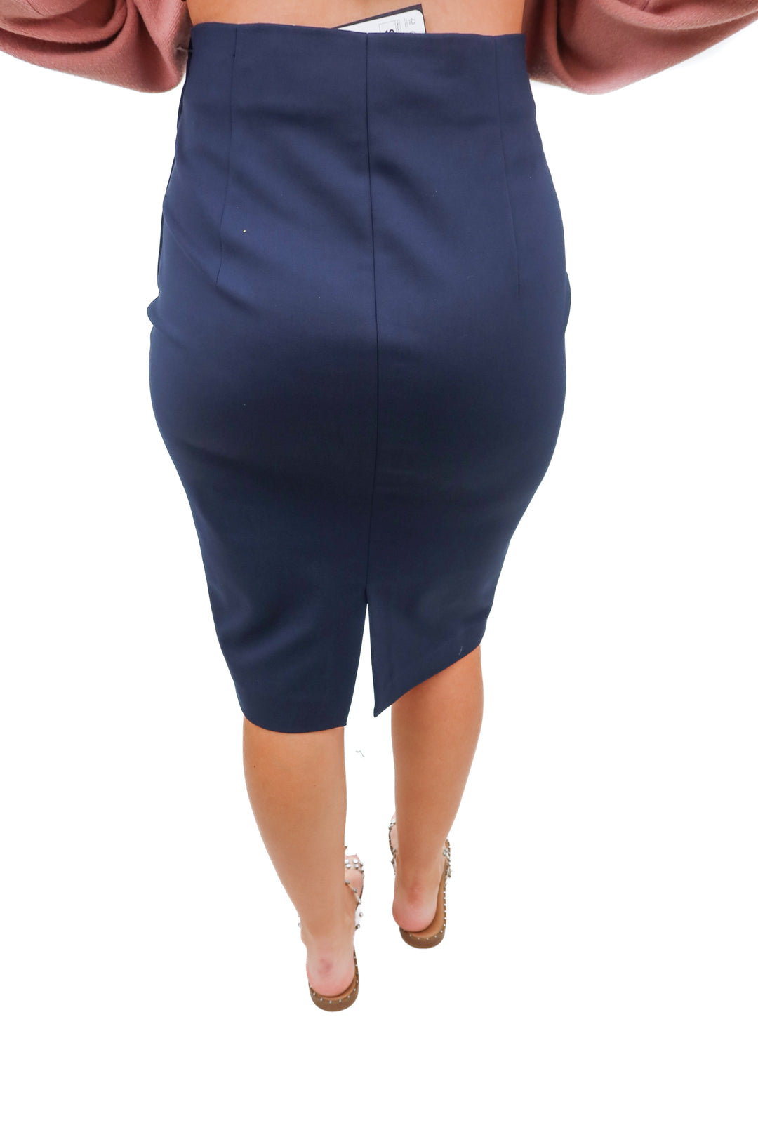 zara blue pencil skirt NWT (s; retail $59.90)