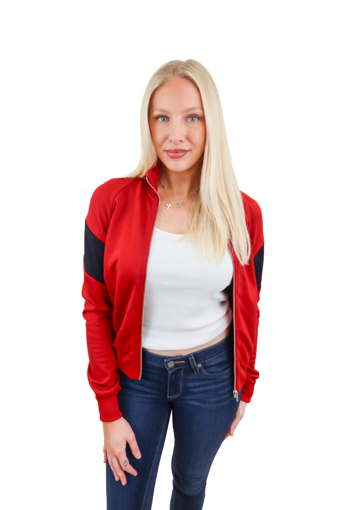 alc red bomber jacket NWT (s; retail $398)