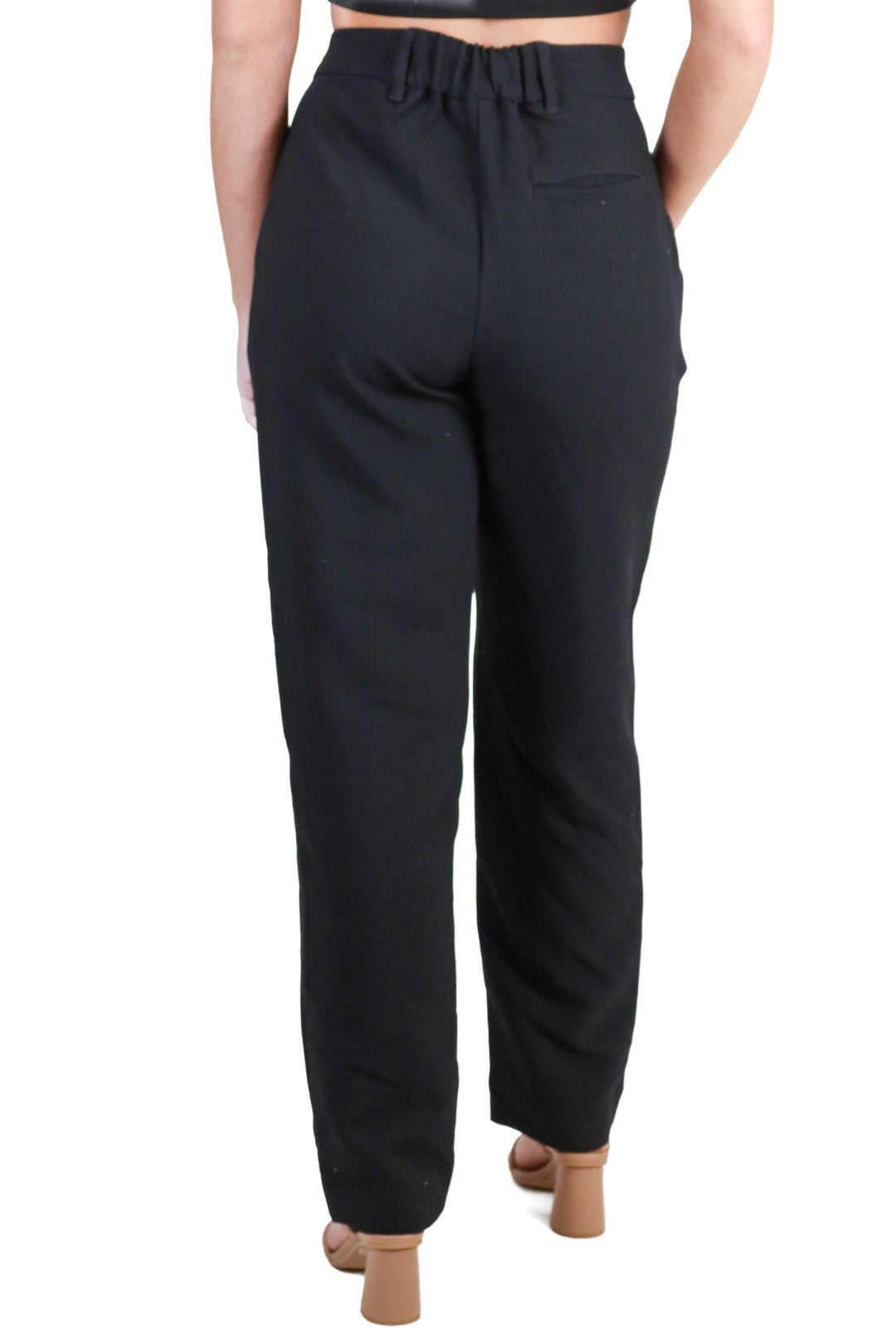 Old navy black trousers (xs)