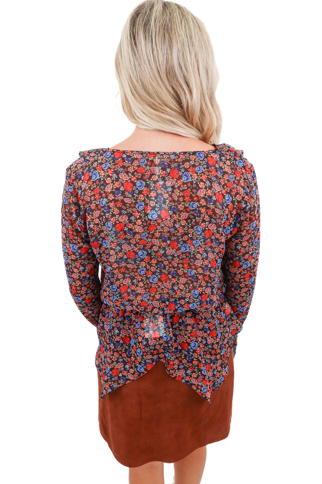 BCBG generation floral top NWT (M; retail $88)