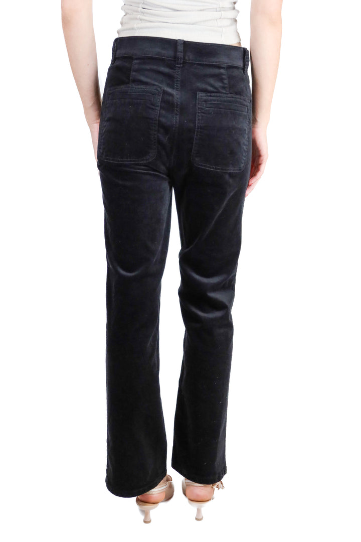 Ann taylor black velvet pants (0; retail $129)