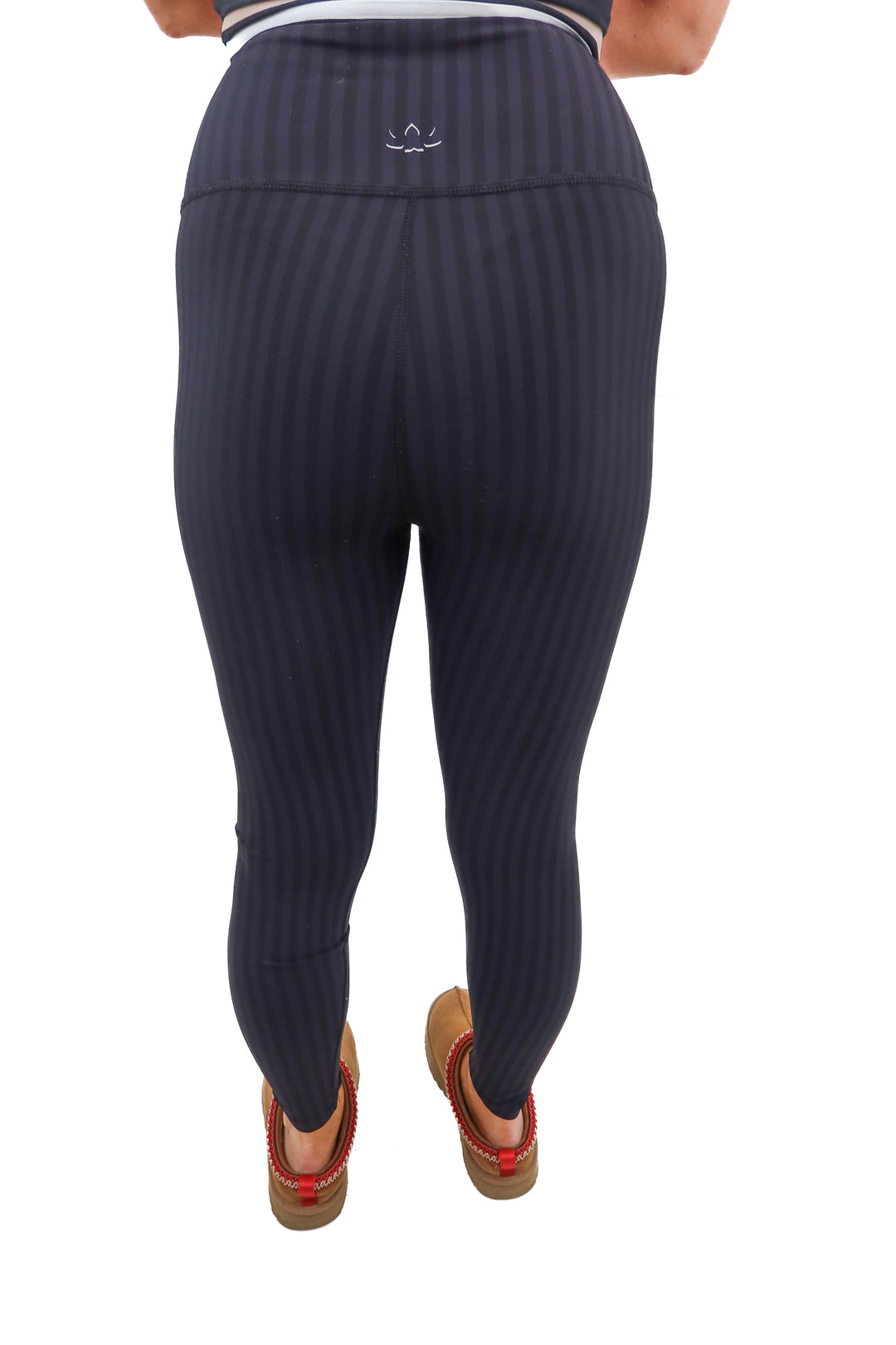 Beyond Yoga black stripe leggings (S)