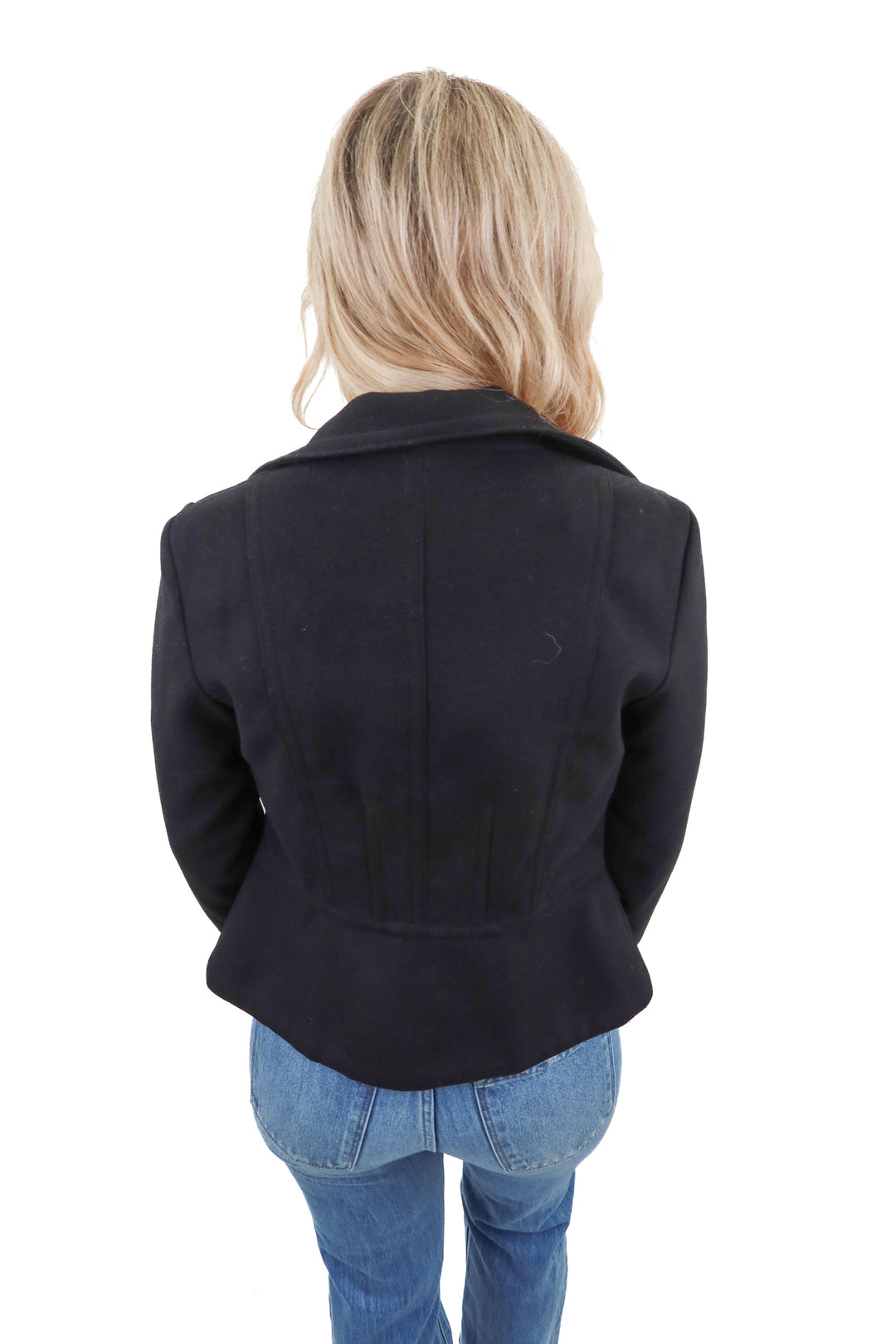 express black wool jacket (s)