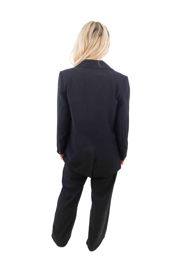 able black velvet blazer set NWT (xs)