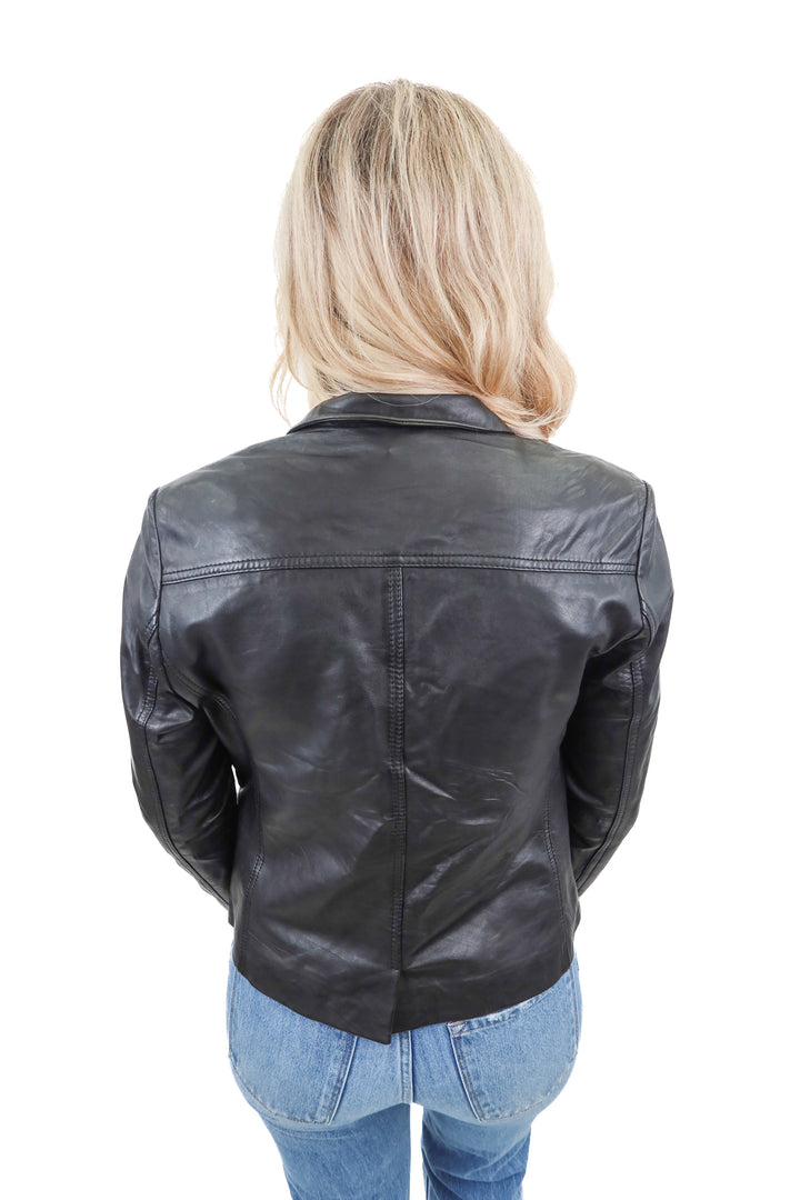 zadig & voltare leather jacket (L)