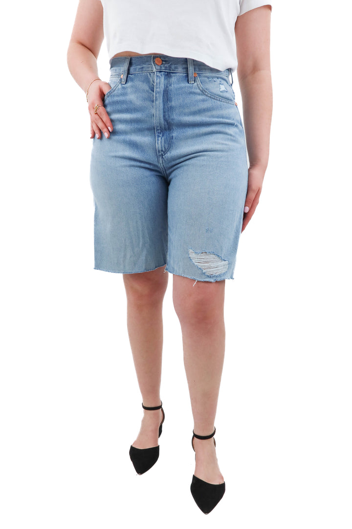 wrangler light wash jorts (31; retail $70)