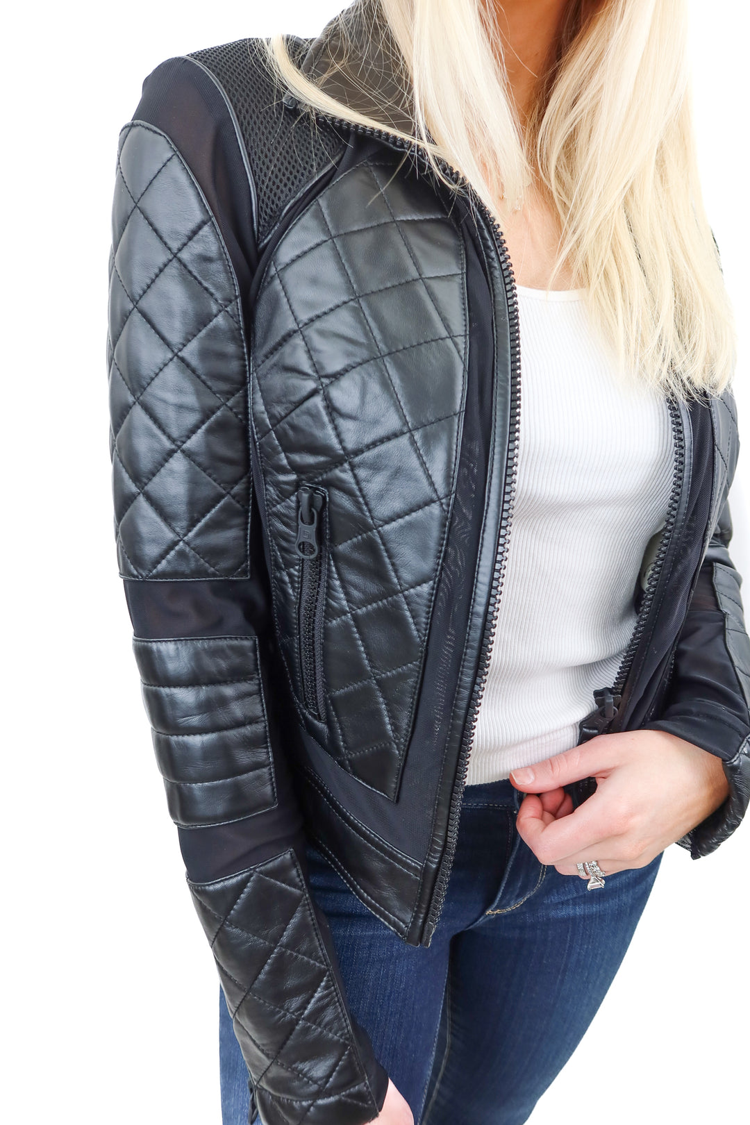 blanc noir black jacket (m)