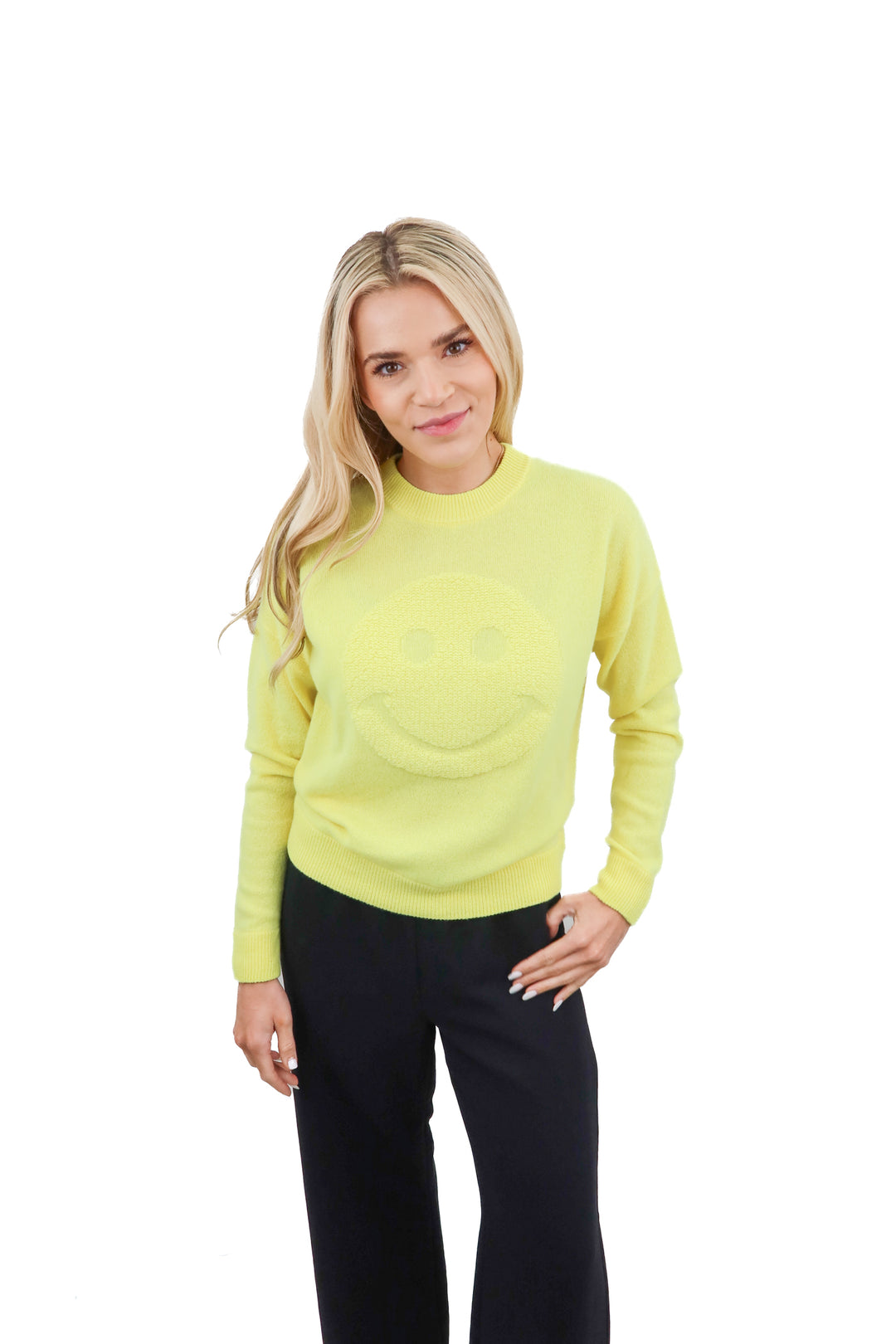 27 miles neon yellow sweater (s)