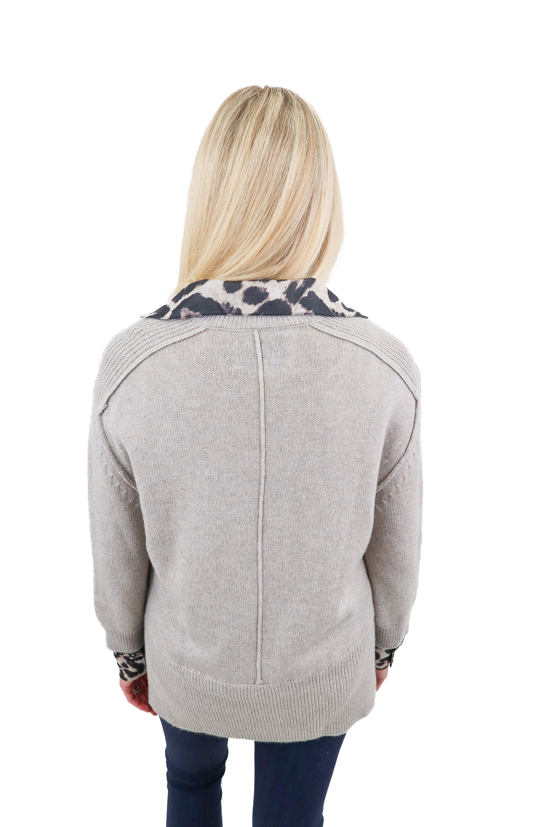brochu walker cheetah sweater top NWT (xs; retail $378)