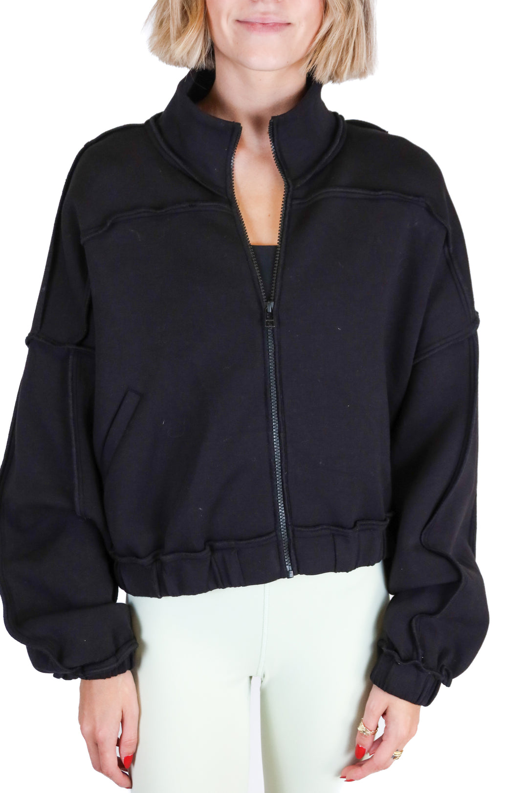 Devon Windsor Black Cropped Jacket (S; retail $240)