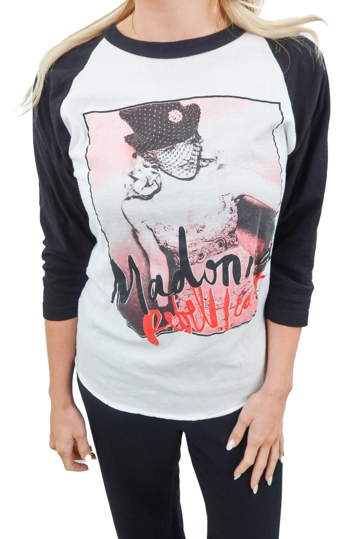 madonna baseball style top (s)