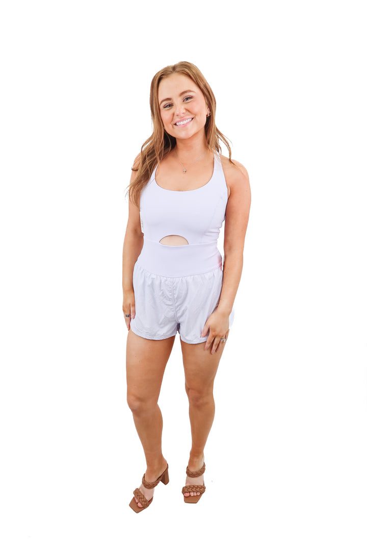 fp movement lavender running onesie NWT (S; retail $98)