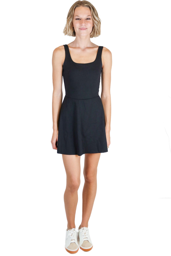 Spanx black workout dress (XS; retail $128)