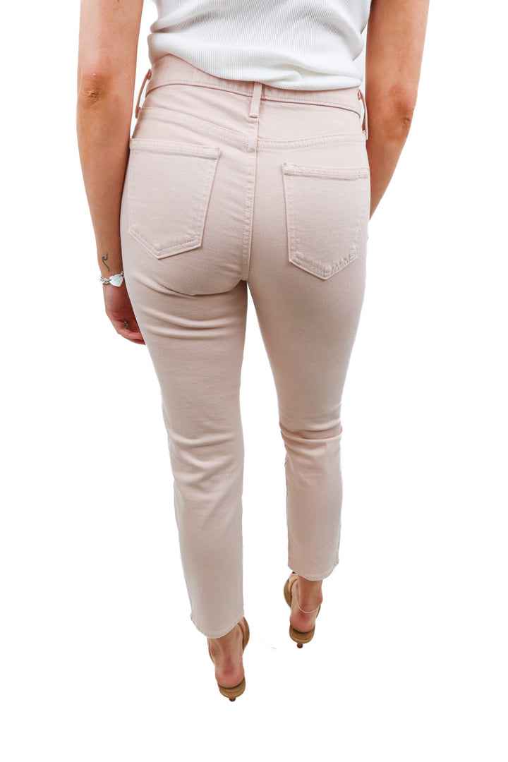Vince Light Pink Skinny Crop Jeans (27)