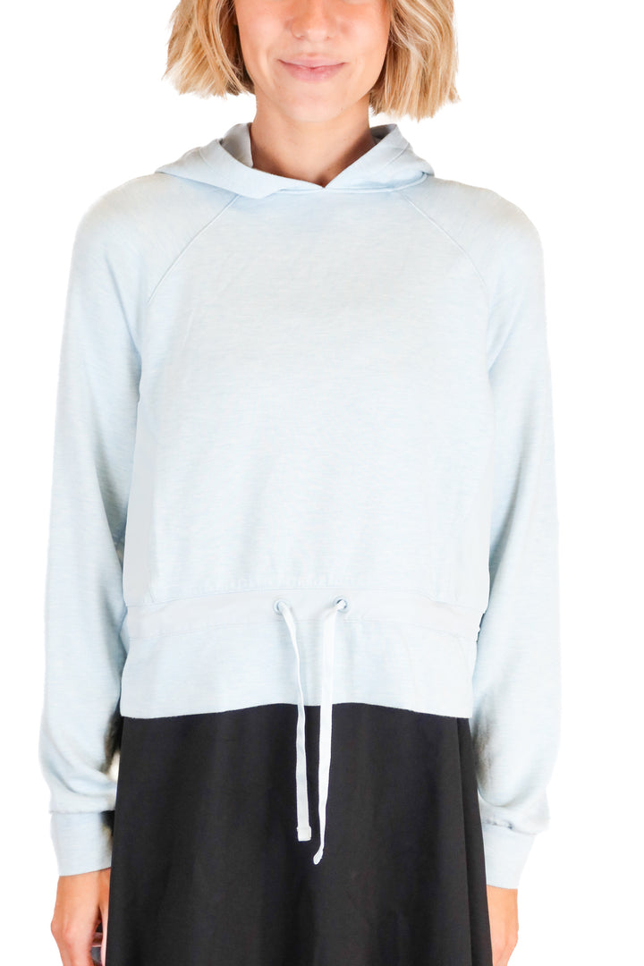 Travis Mathew Light Blue Drawstring Waist Hoodie (XS; retail $129.95)