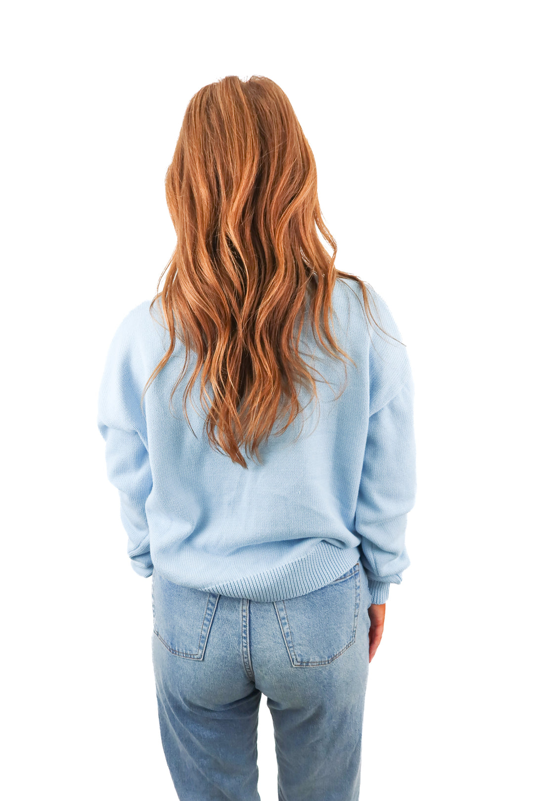 Able light blue knit cardigan (XS)