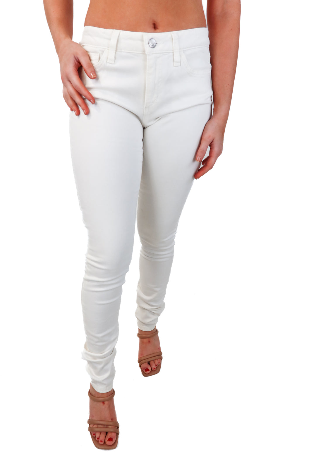 joes white skinny jeans (27; retail $89.99)