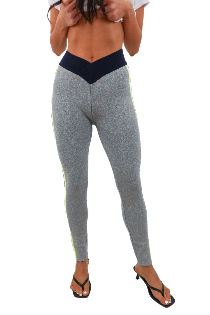 opening ceremony silver disco legging nwt (s; retail $250)