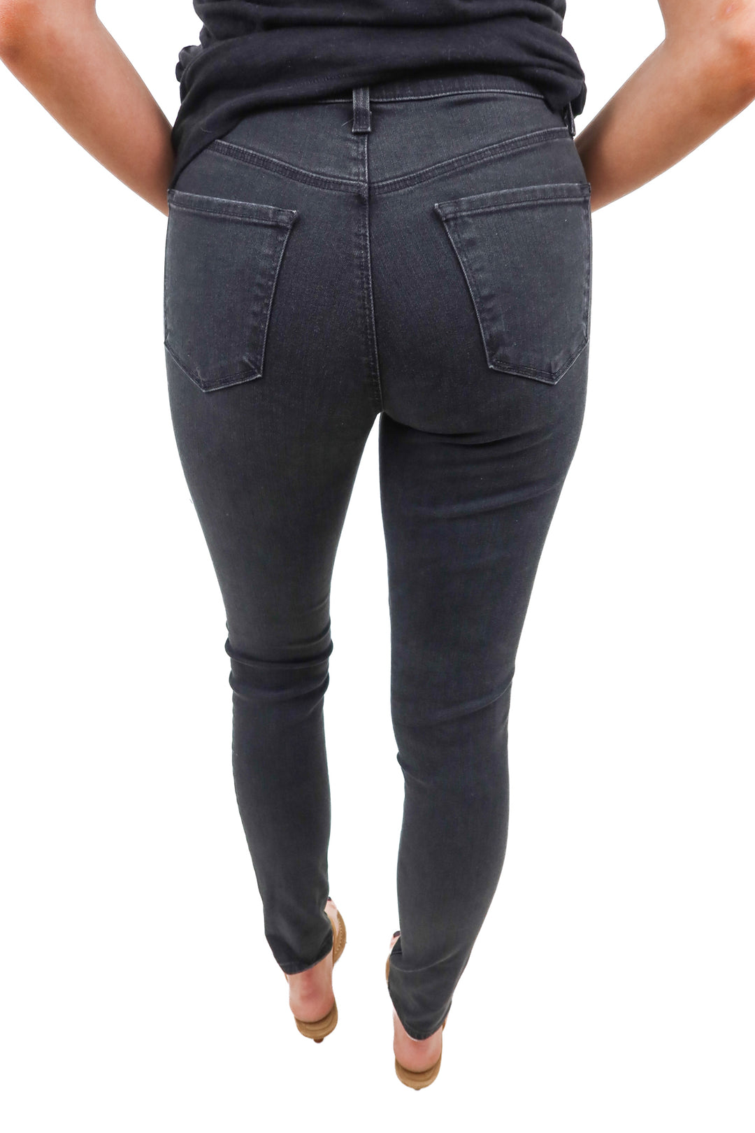 J Brand High-Rise Black Jeans (27)