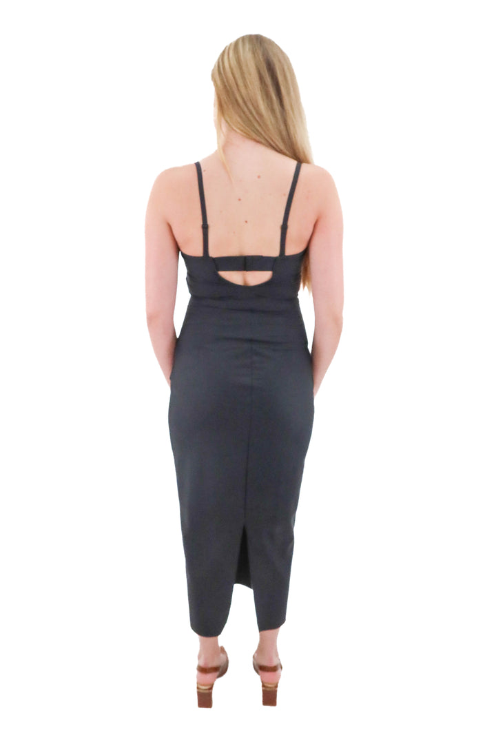 skims black shapewear dress (xl)