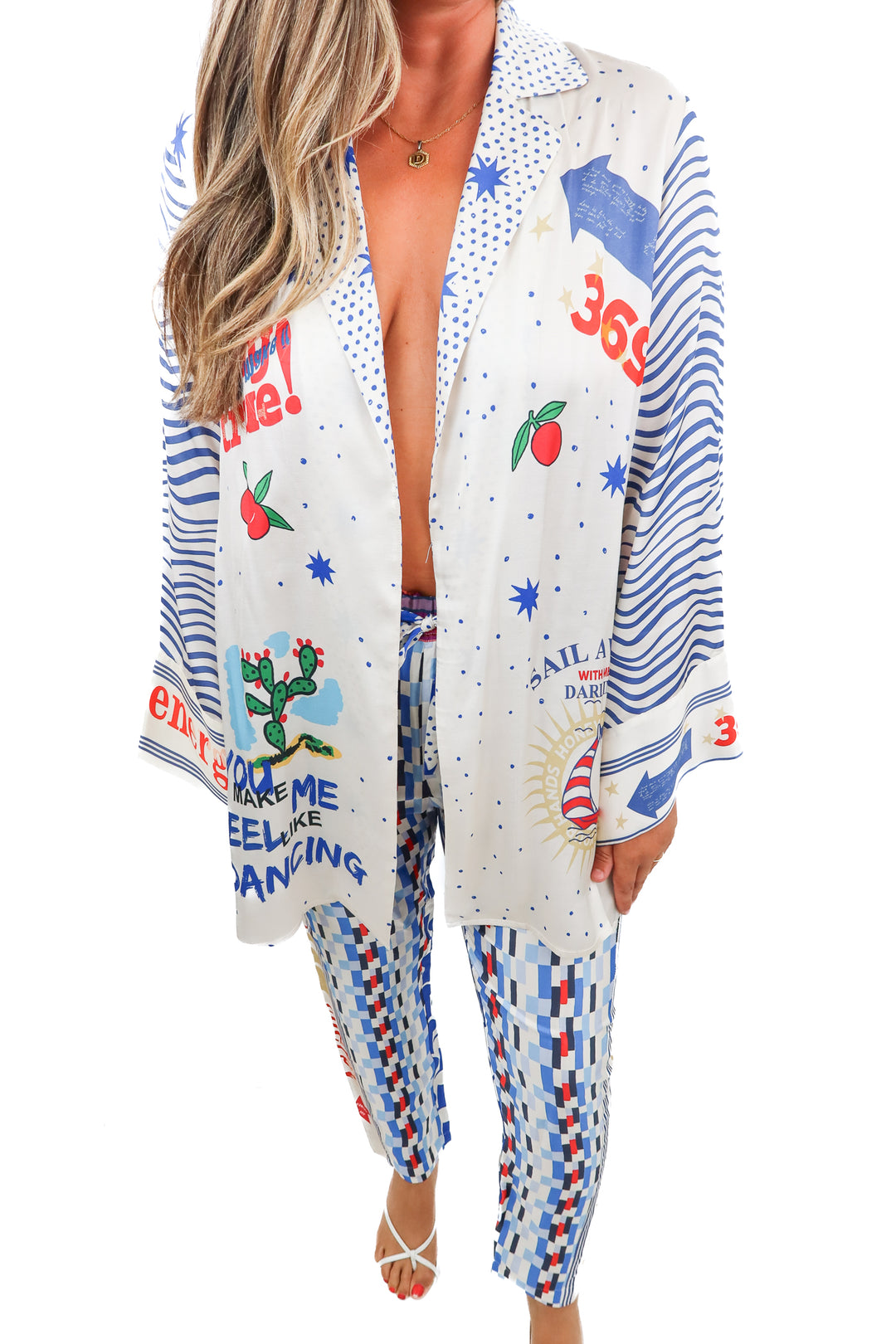 me369 silk printed set (m; retail $615)