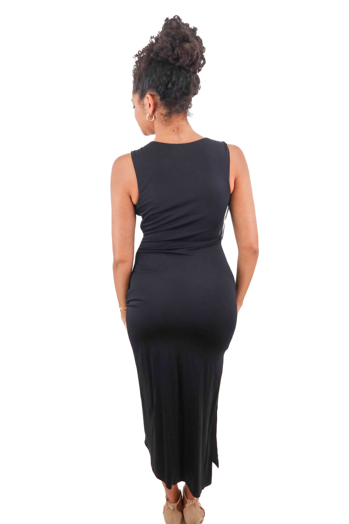 Vici black cut out maxi dress (S; retail $74)