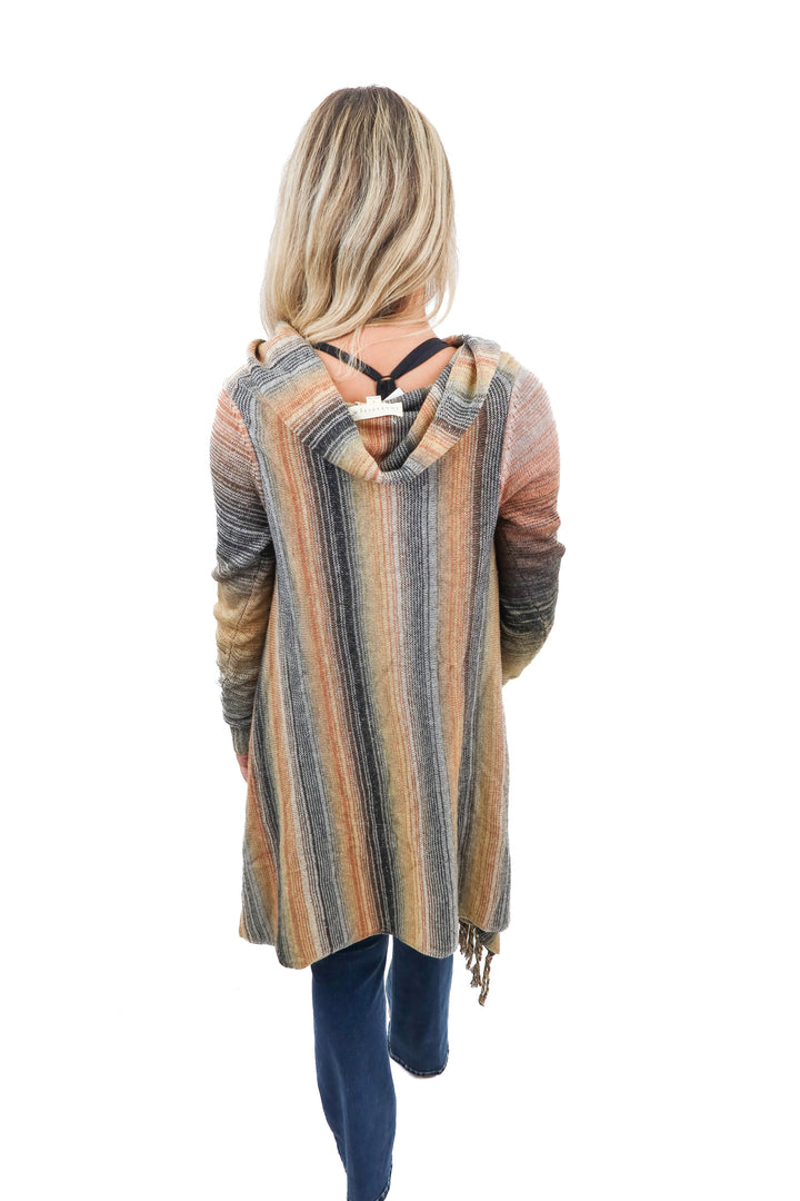 lovestitch colorful knit poncho NWT (s)