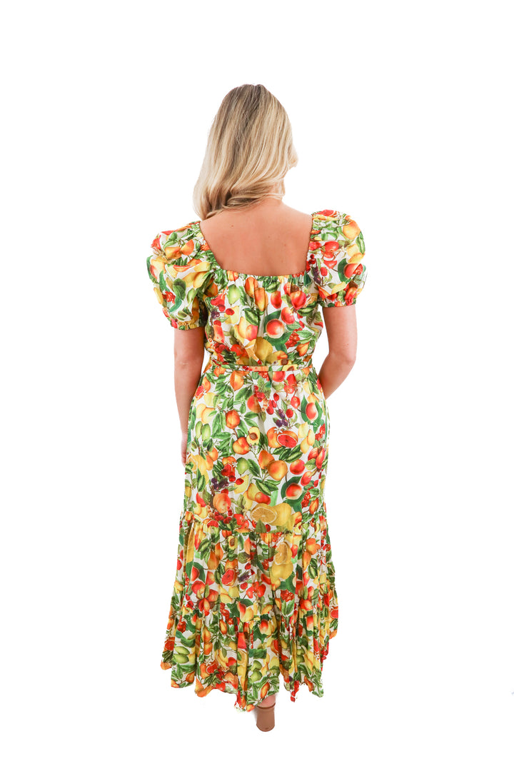 Antonio Melani citrus maxi dress NWT (6; retail $229)