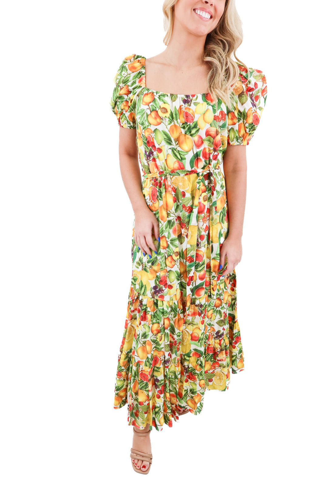 Antonio Melani citrus maxi dress NWT (6; retail $229)