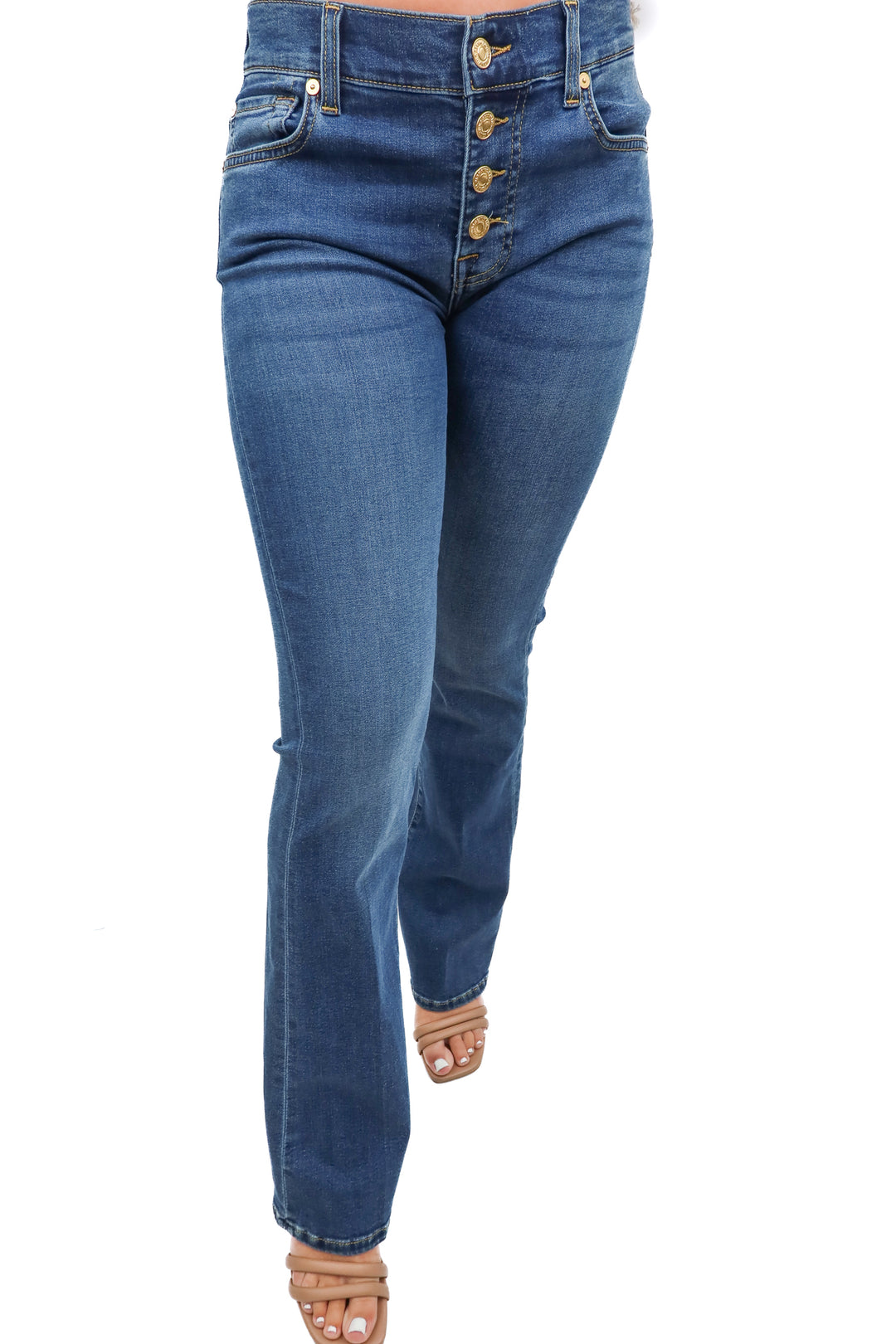 7 for all mankind button front jeans NWT (26; retails $198)