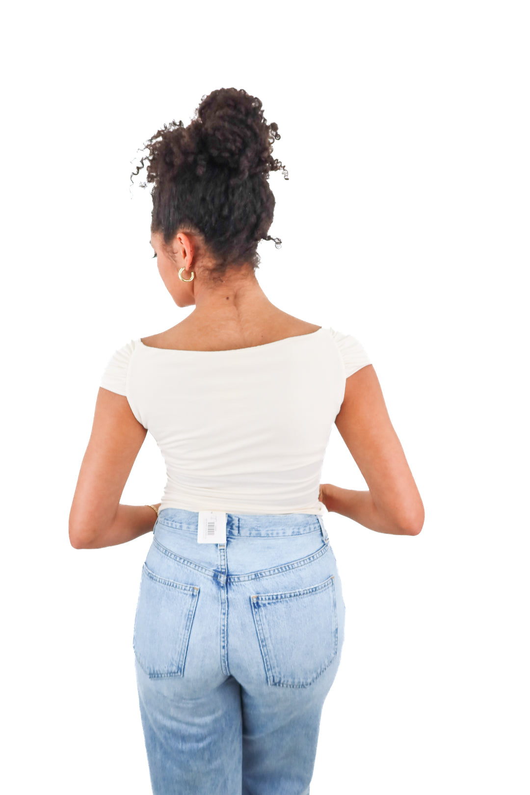 Reformation cream cello knit top (S)