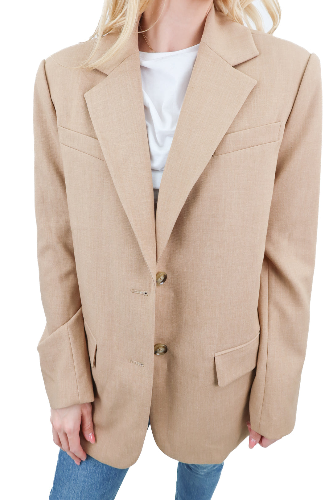 Paige Sarto Blazer in camel (2; retail $399)