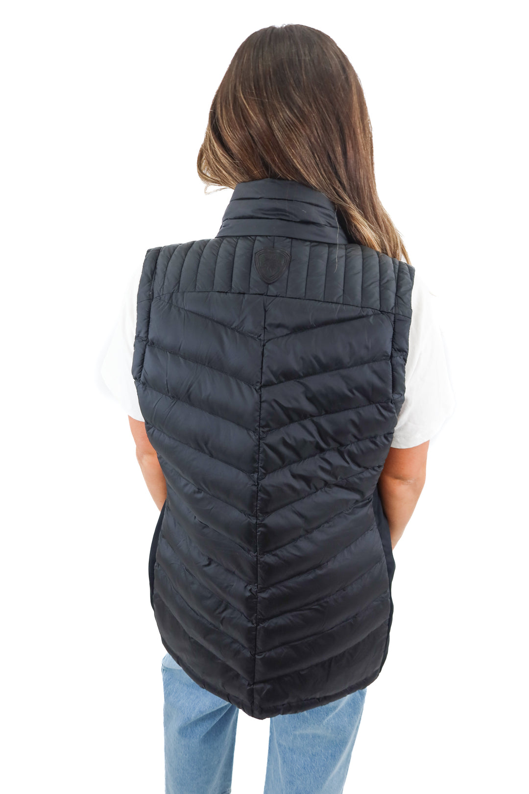 alp n' rock black puffer vest (XL; retail $278)