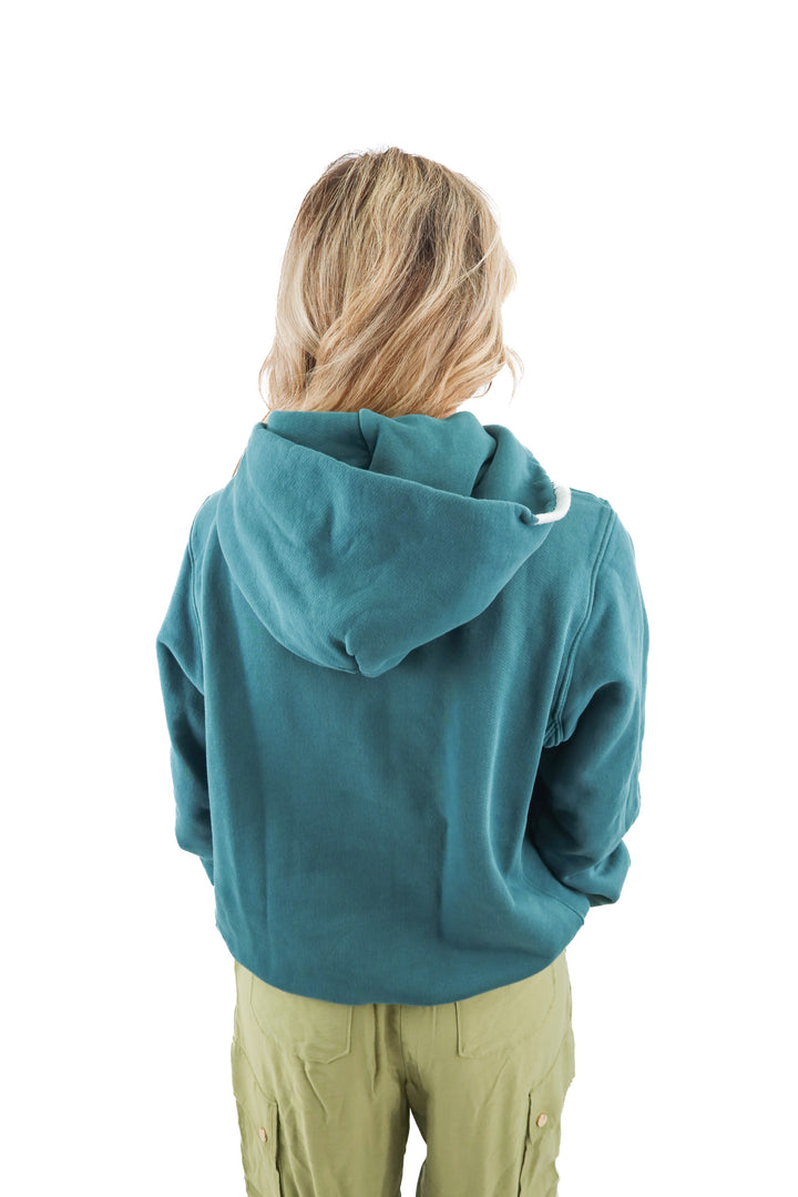 madhappy green hoodie (m; retail $225)