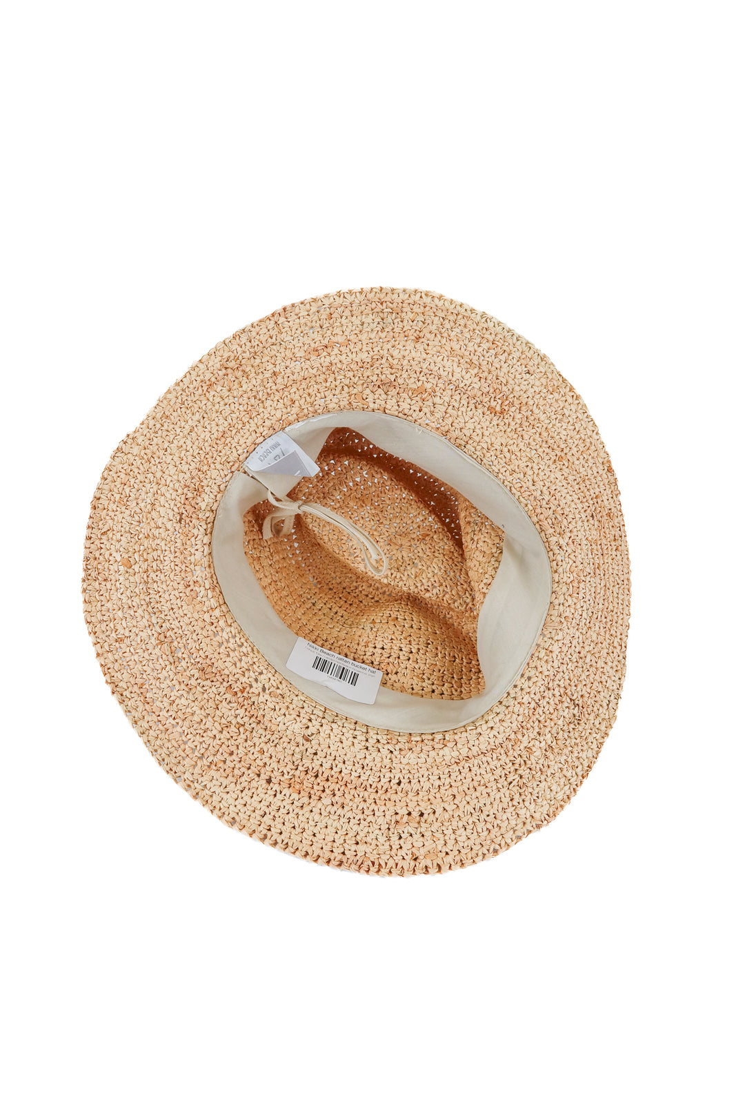 Nikki Beach rattan bucket hat (retail $98)