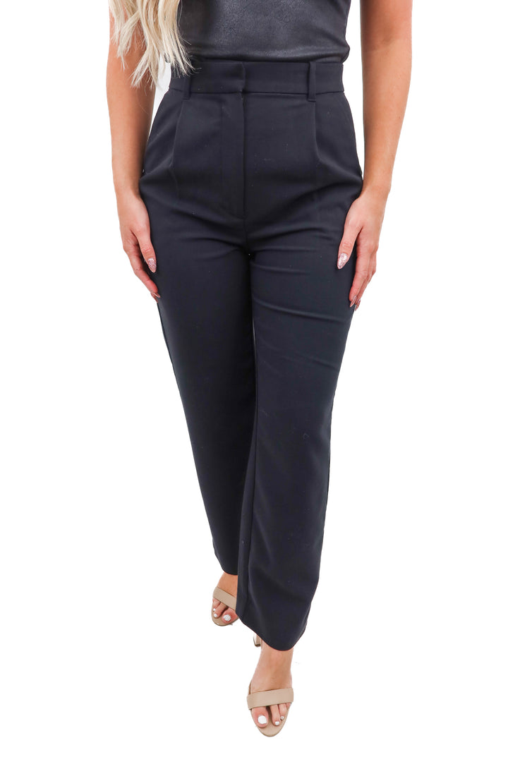 abercrombie & fitch black trousers (2; retail $90)