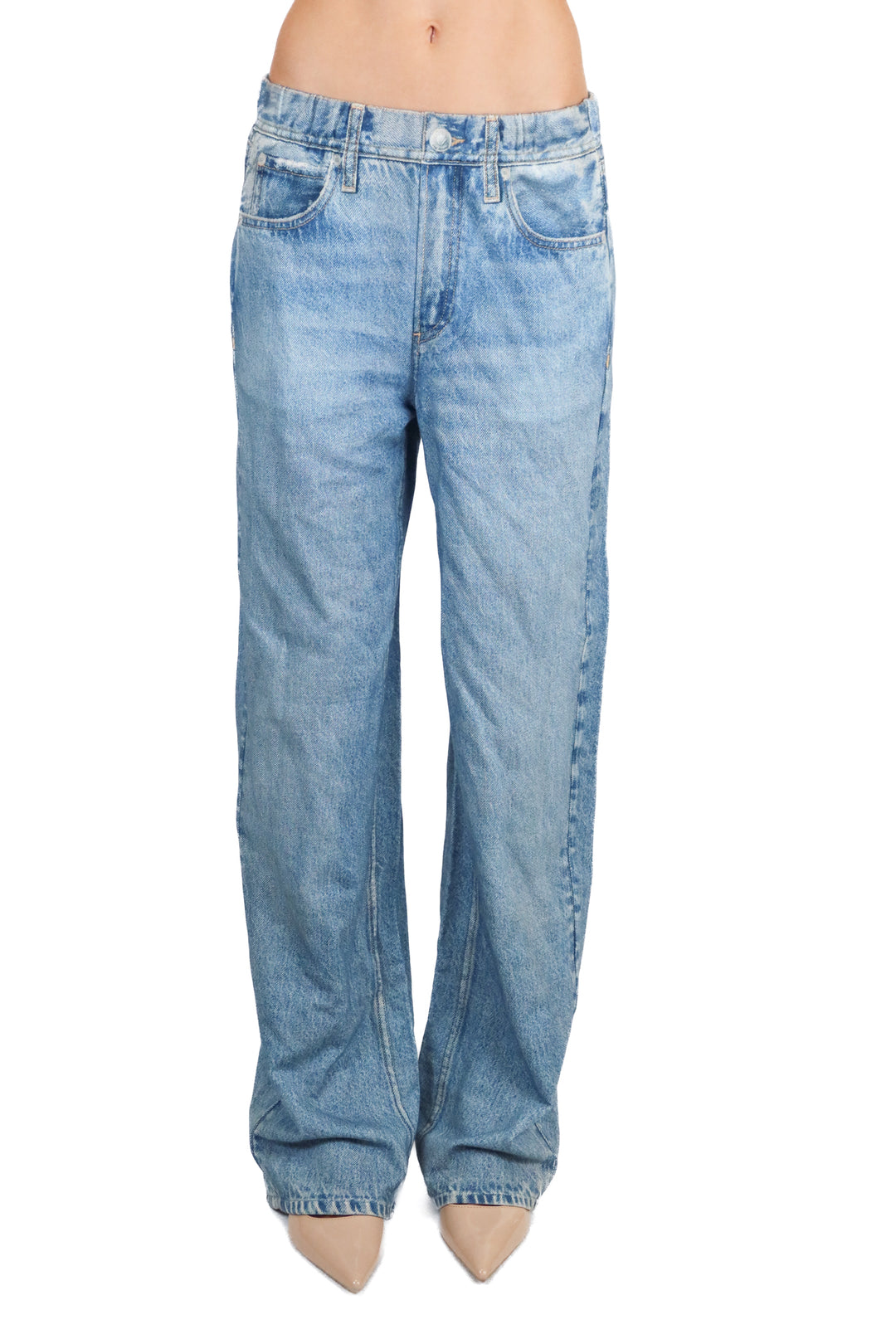 Rag & Bone Denim Look Knit Wide Leg Pants  NWT (XS; Retail $188)