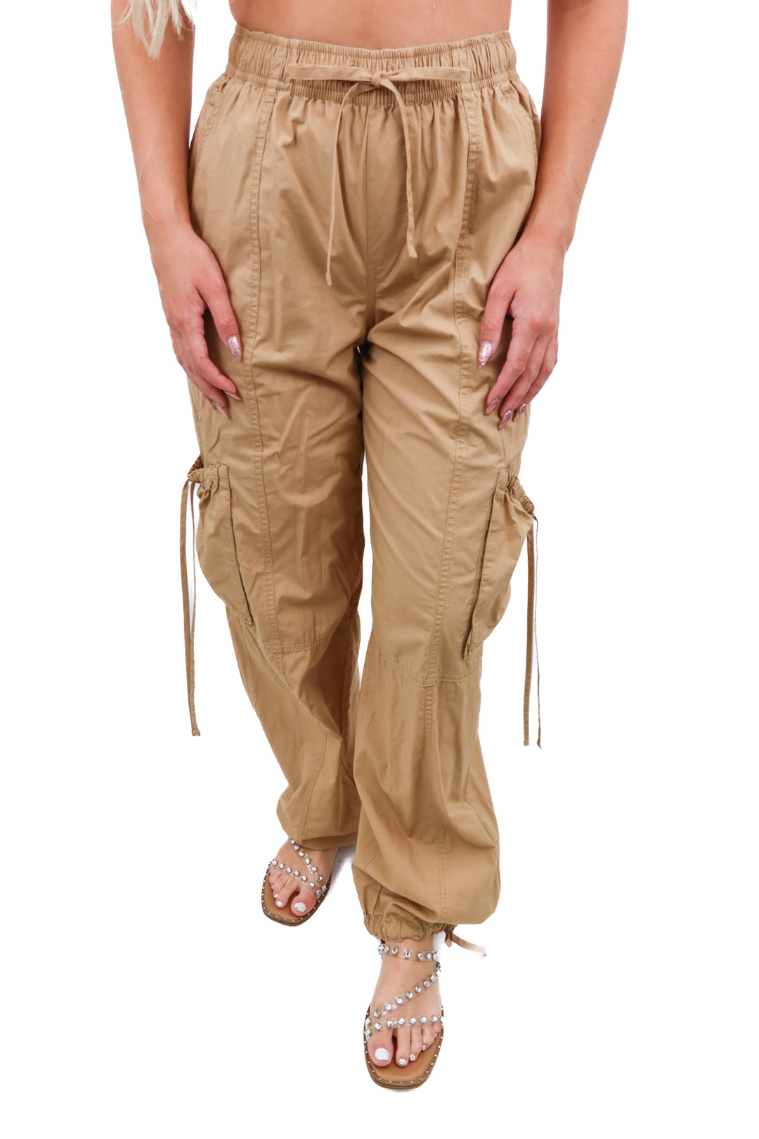 abercrombie & fitch brown cargo pants (SL; retail $90)