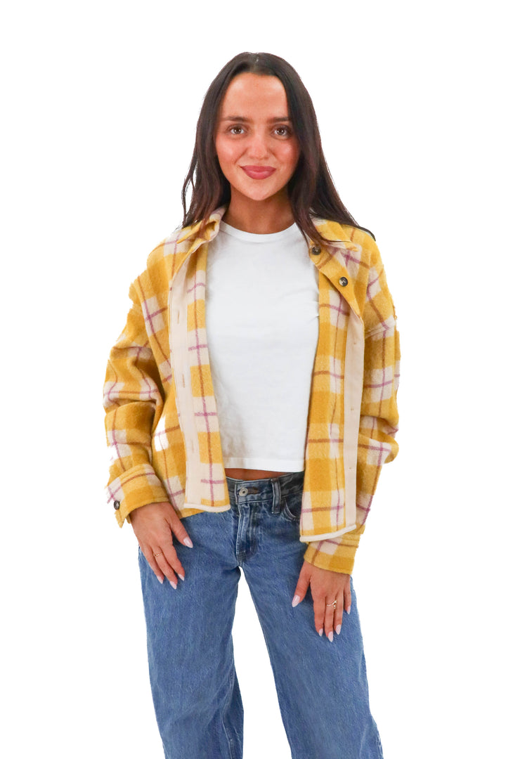 isabel marant yellow plaid top NWT (38; retail $710)