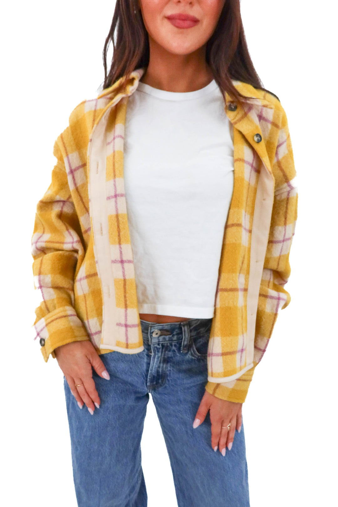 isabel marant yellow plaid top NWT (38; retail $710)