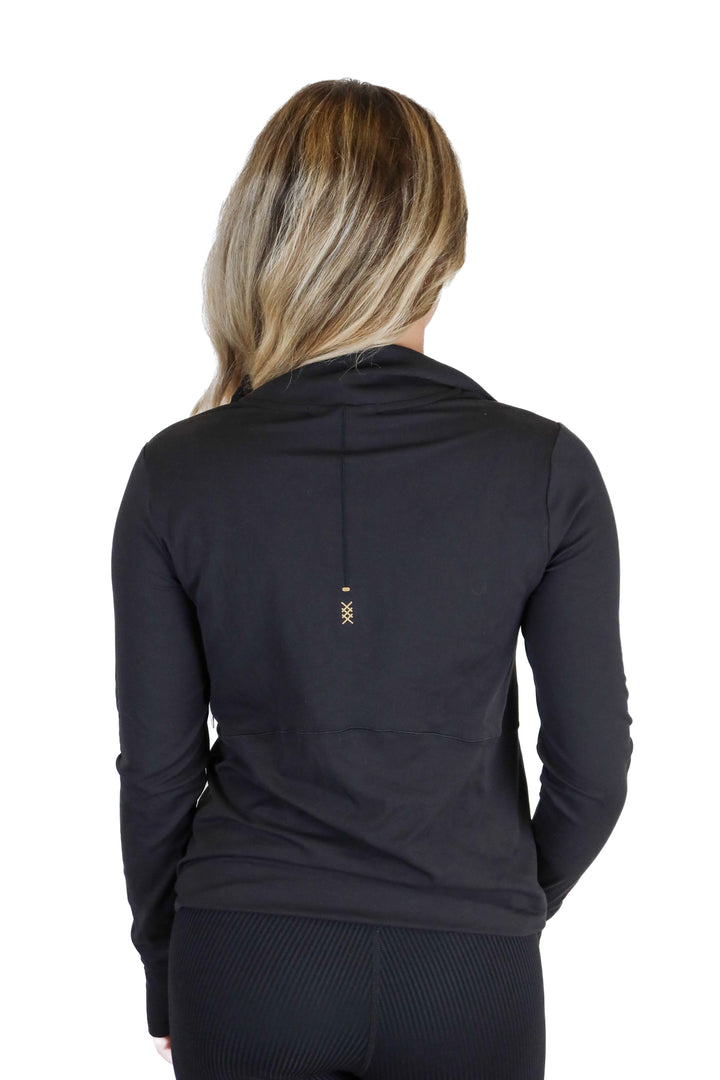 Rhone Black Quarter Zip Jacket NWT (XS; retails for $108)