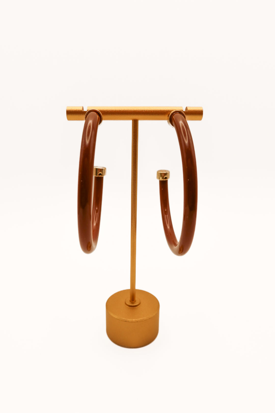 Hoo hoops brown open hoop (retail $45)