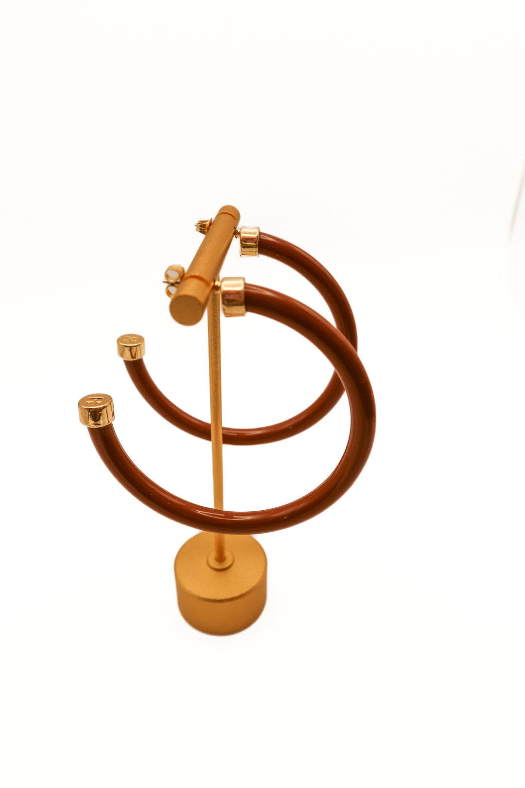 Hoo hoops brown open hoop (retail $45)