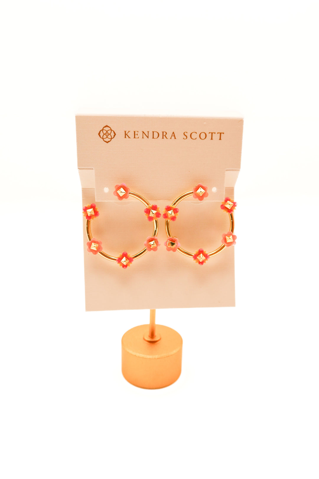 Kendra Scott gold “deliah open front” earrings NWT (retail $39.97)