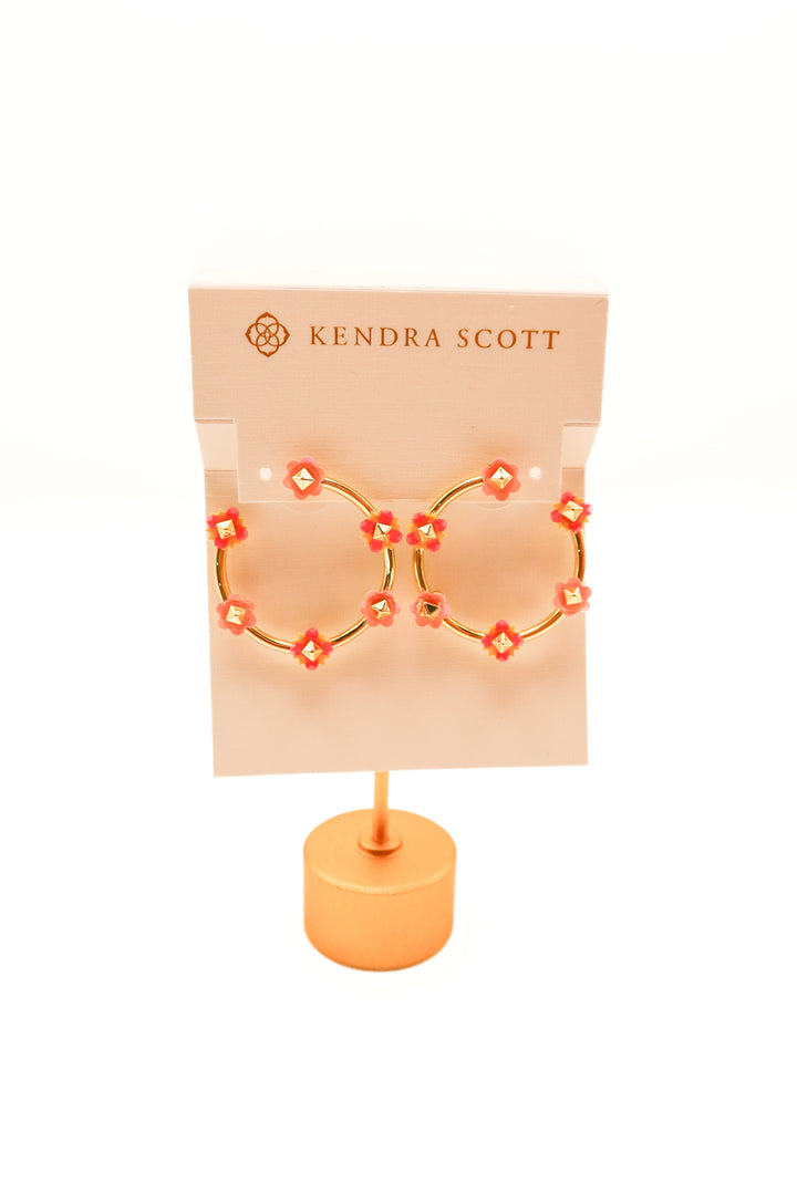 Kendra Scott gold “deliah open front” earrings NWT (retail $39.97)
