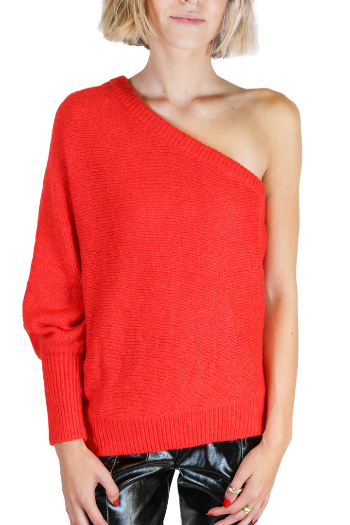 Lilly Pulitzer red one sleeve sweater (S; retail $98)