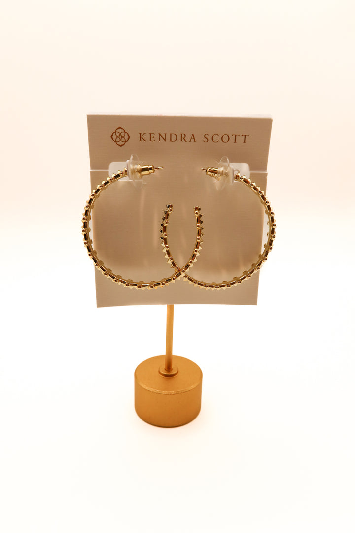 Kendra Scott gold “Jada hoop” NWT (retail $130)